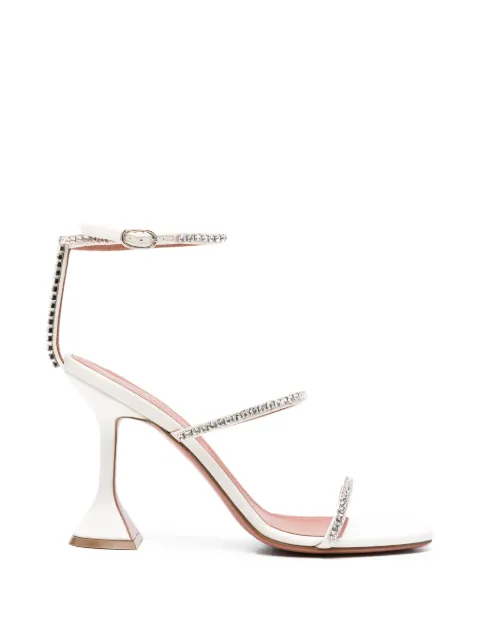 Amina Muaddi Gilda crystal-embellished sandals