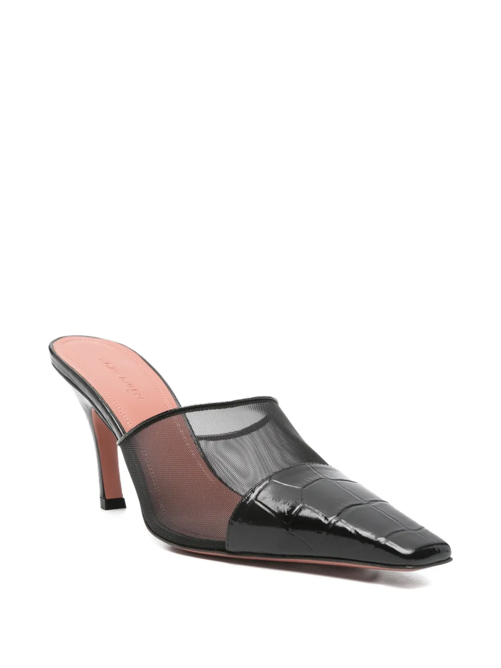 Amina Muaddi Jamie mules Wit