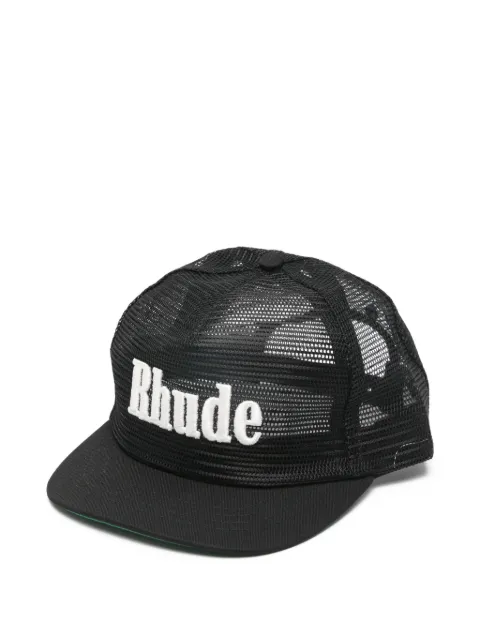 RHUDE logo mesh hat