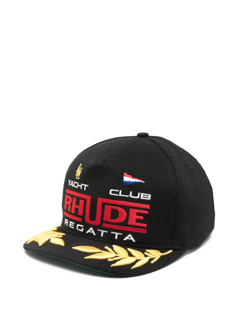 RHUDE embroidered cap hat - Nero