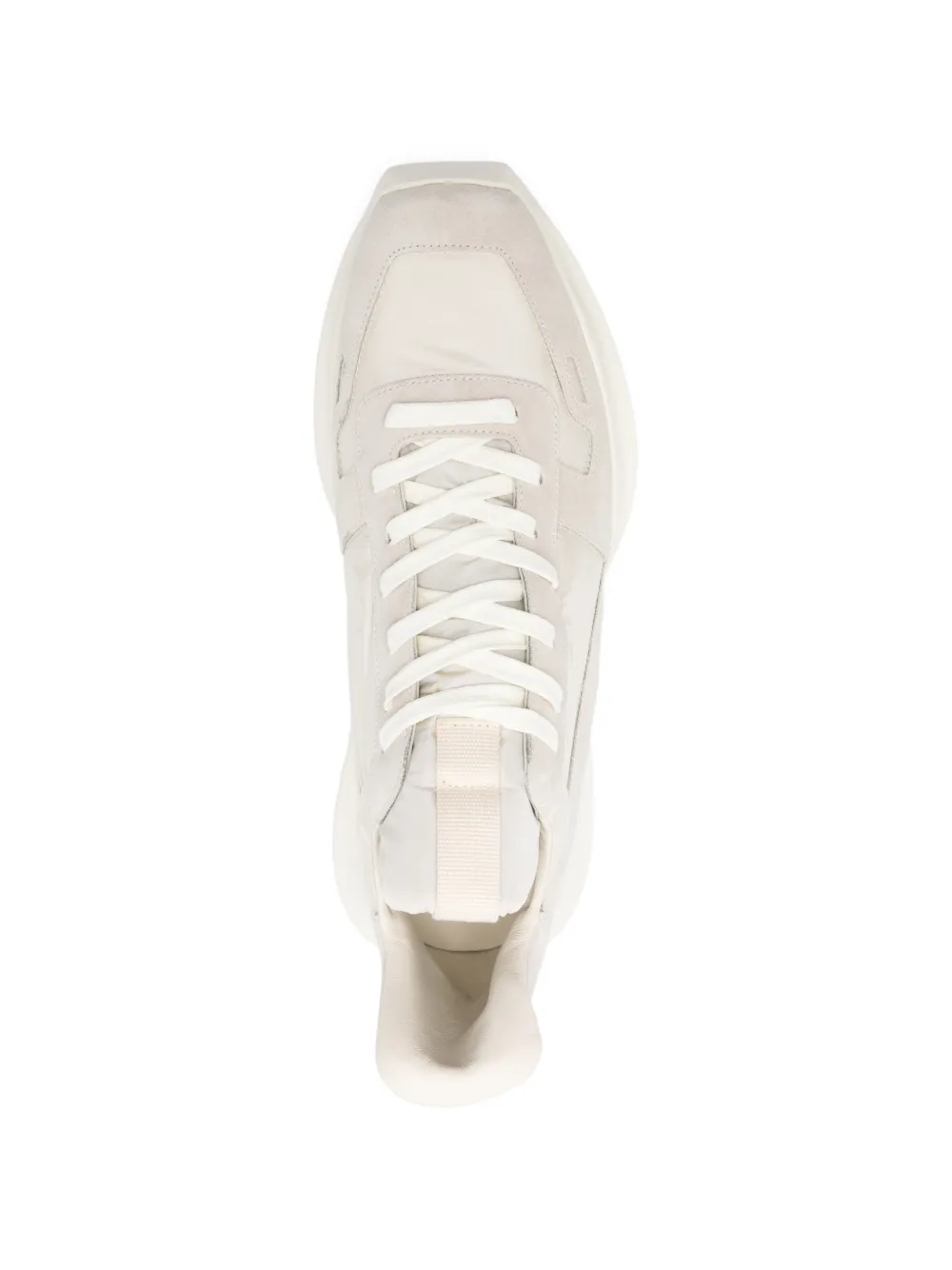 Rick Owens Sneakers met chunky zool Beige