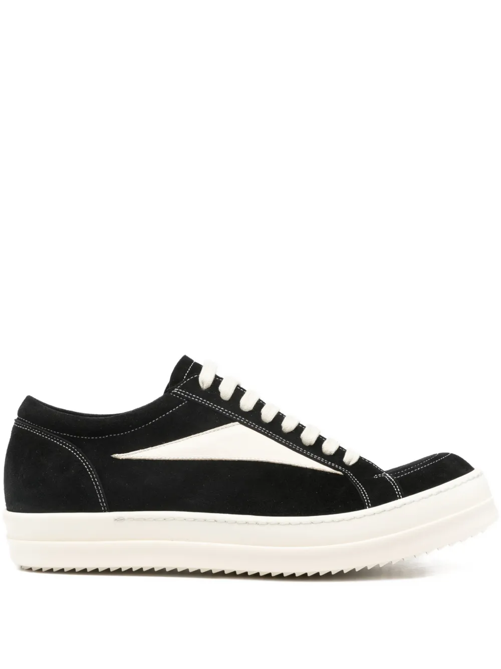 Rick Owens low-top lace-up sneakers - Nero