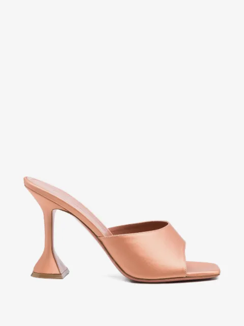 Amina Muaddi square toe slippers