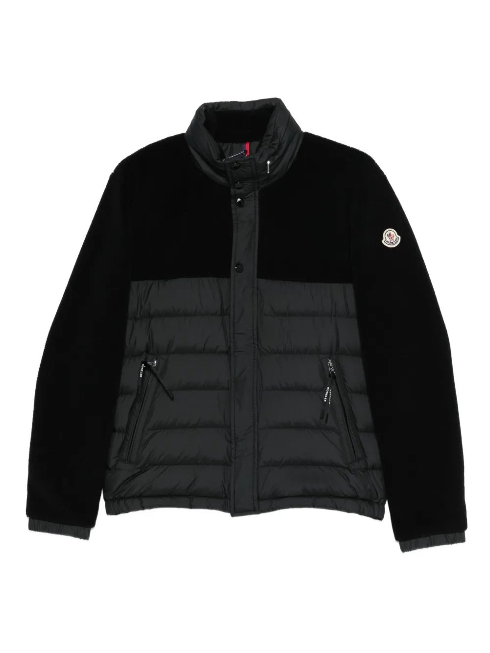 Moncler teddy fleece jacket | Black | Image 1