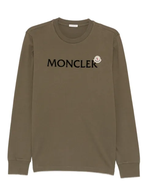 Moncler long-sleeve cotton jersey T-shirt