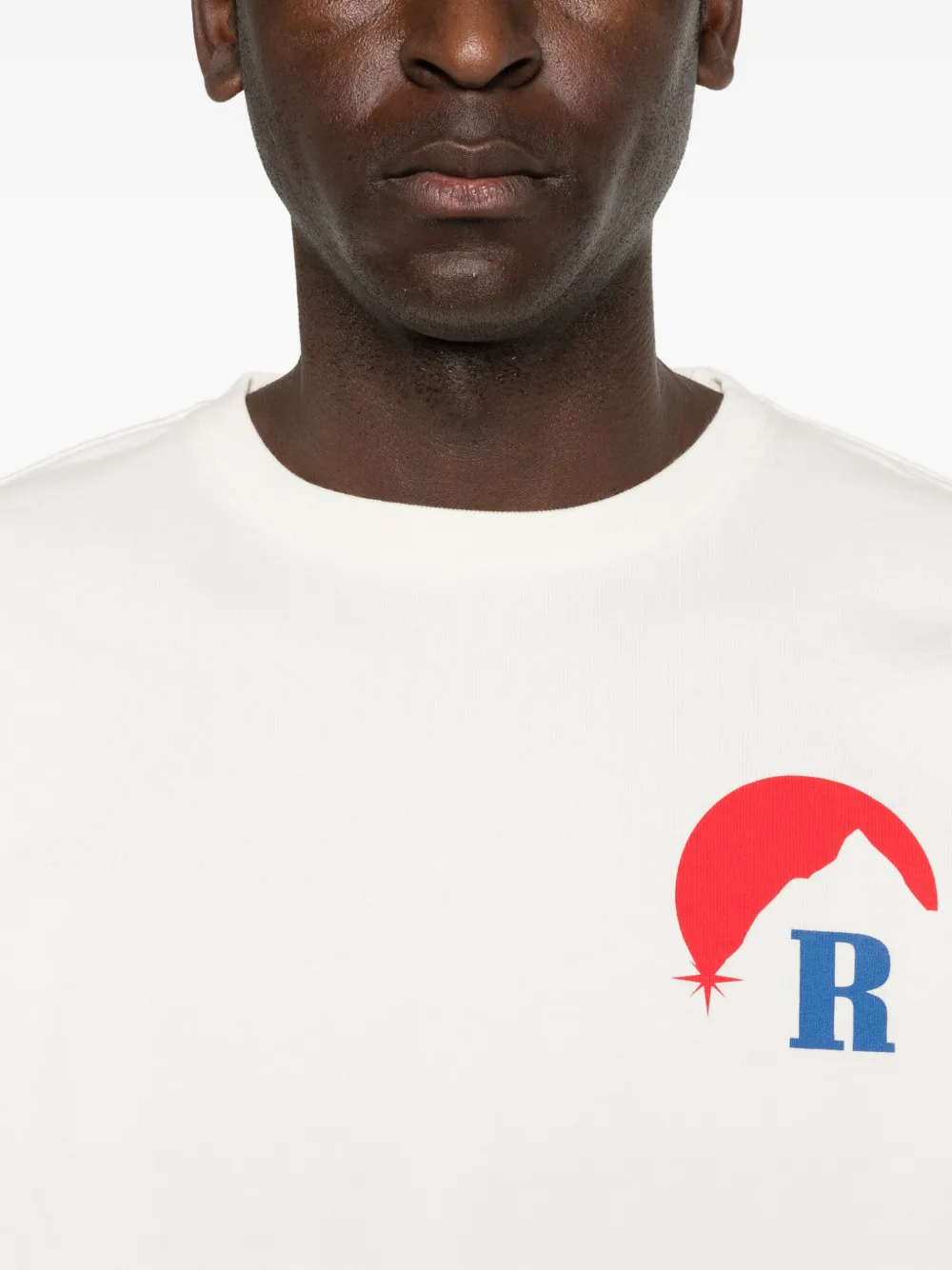 RHUDE T-shirt met grafische print Wit