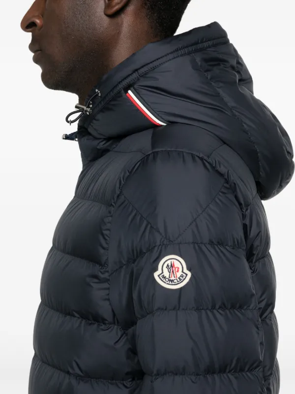 Moncler Jaqueta Matelassê Com Capuz | Azul | FARFETCH BR