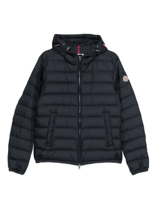 Moncler Jaqueta Matelassê Com Capuz | Azul | FARFETCH BR