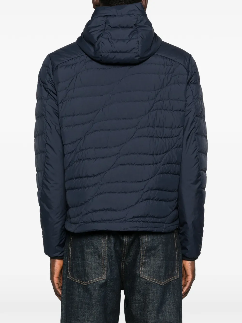Moncler Jack met capuchon Blauw