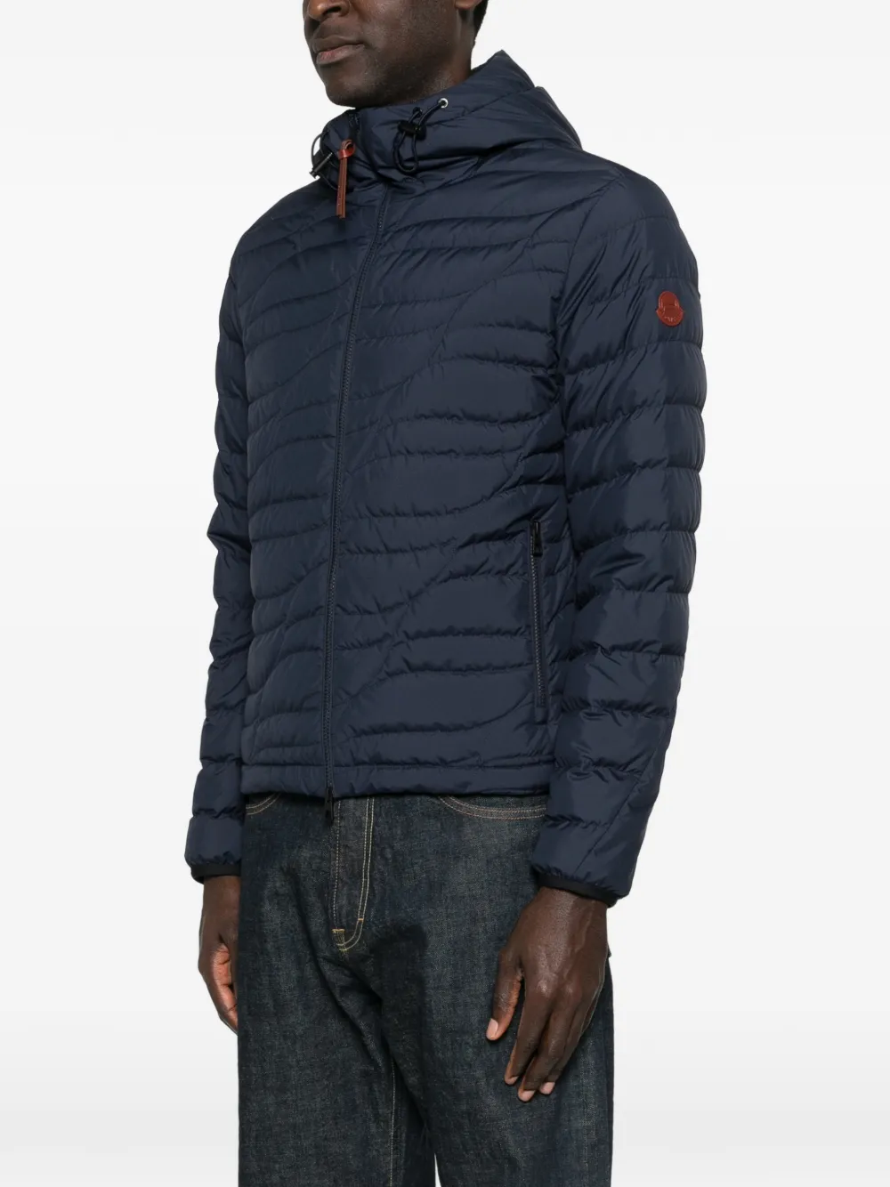 Moncler Jack met capuchon Blauw