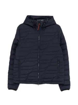 Moncler Etiache Hooded Rain Jacket | Blue | FARFETCH