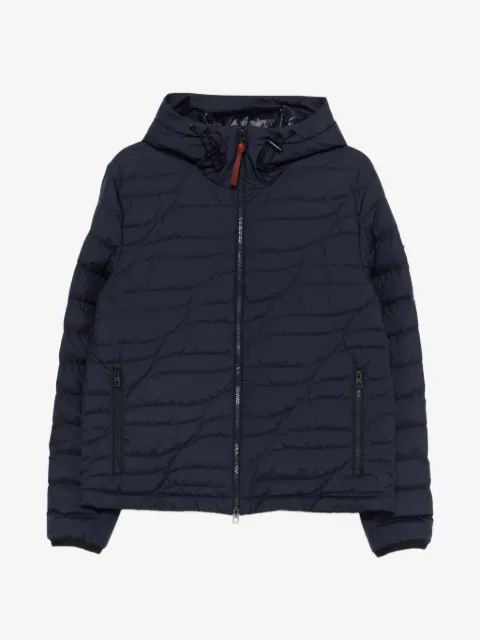 Moncler hooded zip-fastening jacket