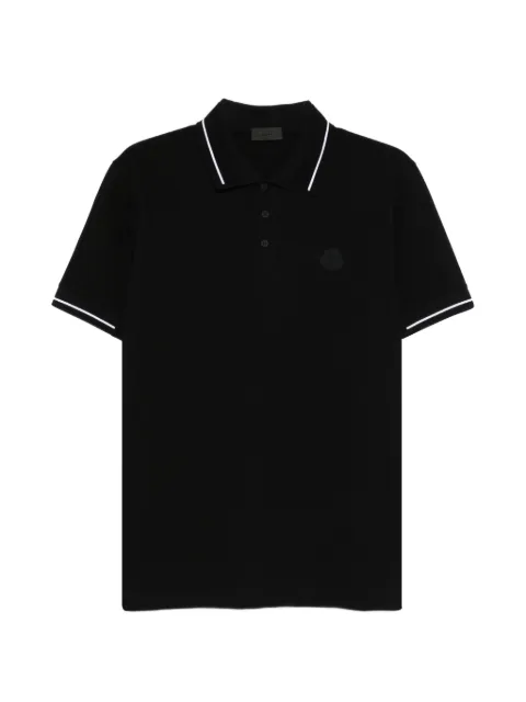 Moncler piqué trim polo shirt