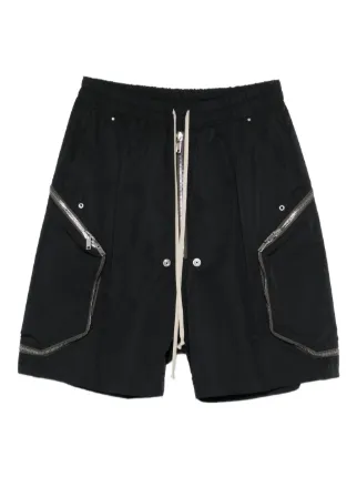 Rick Owens Zipped Cargo Shorts | Black | FARFETCH