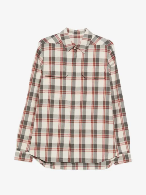 Rick Owens Kariertes Flanellhemd