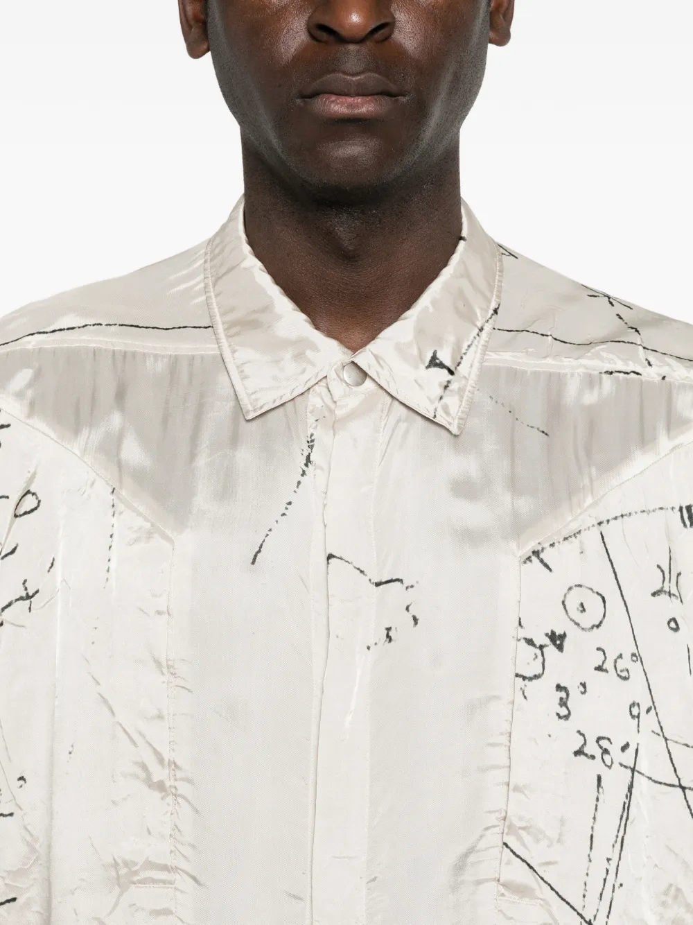 Rick Owens Mouwloze overhemd Beige