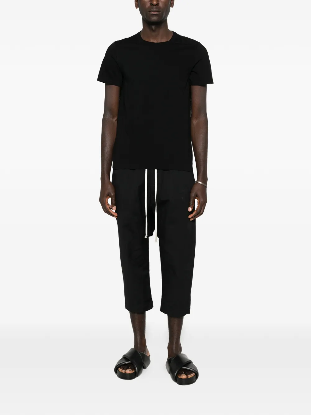 Rick Owens Level short-sleeved T-shirt - Zwart