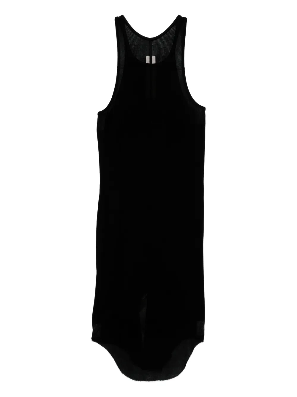 Rick Owens ribbed tank top - Nero