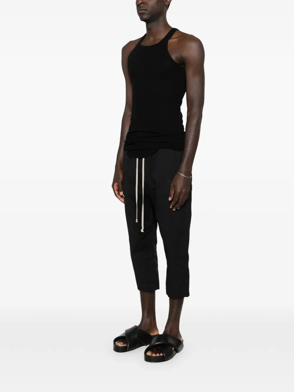 Rick Owens タイトリブタンクトップ　ニットリブタンク　38 レイヤード Rick Owens タイトリブタンクトップ ニットリブタンク 38 レイヤード