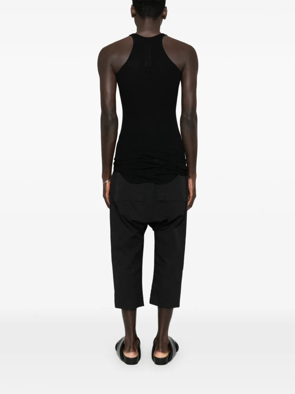 Rick Owens Geribbelde tanktop Zwart
