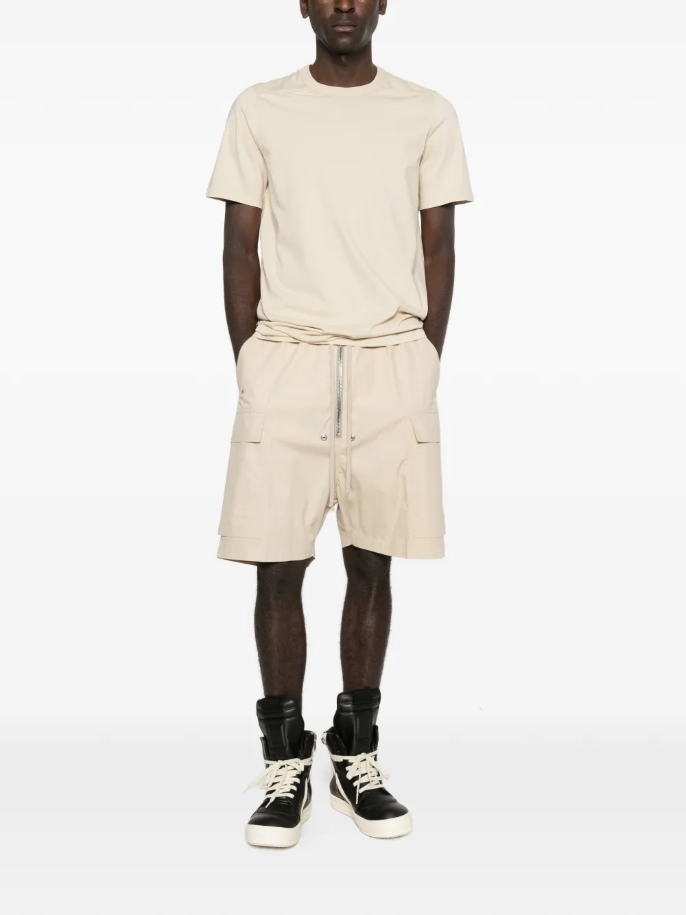 Rick Owens cargo zip shorts - Beige