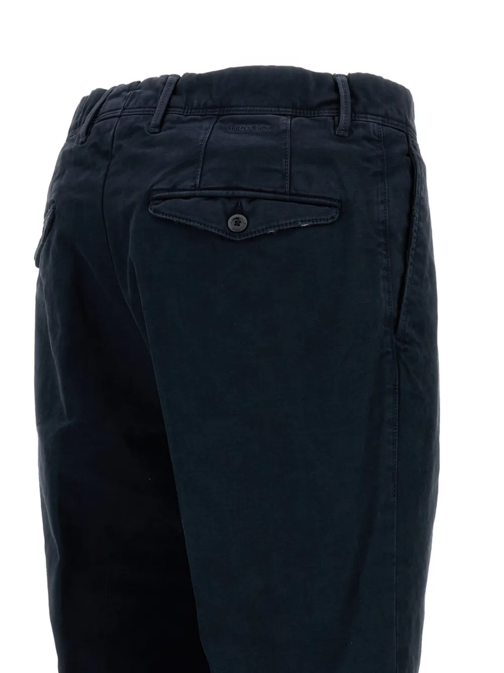 Incotex Pantalon met omslag Blauw