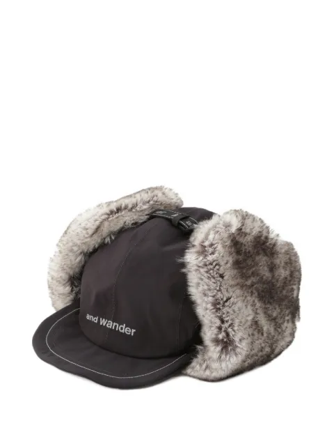 and Wander faux fur earflaps hat