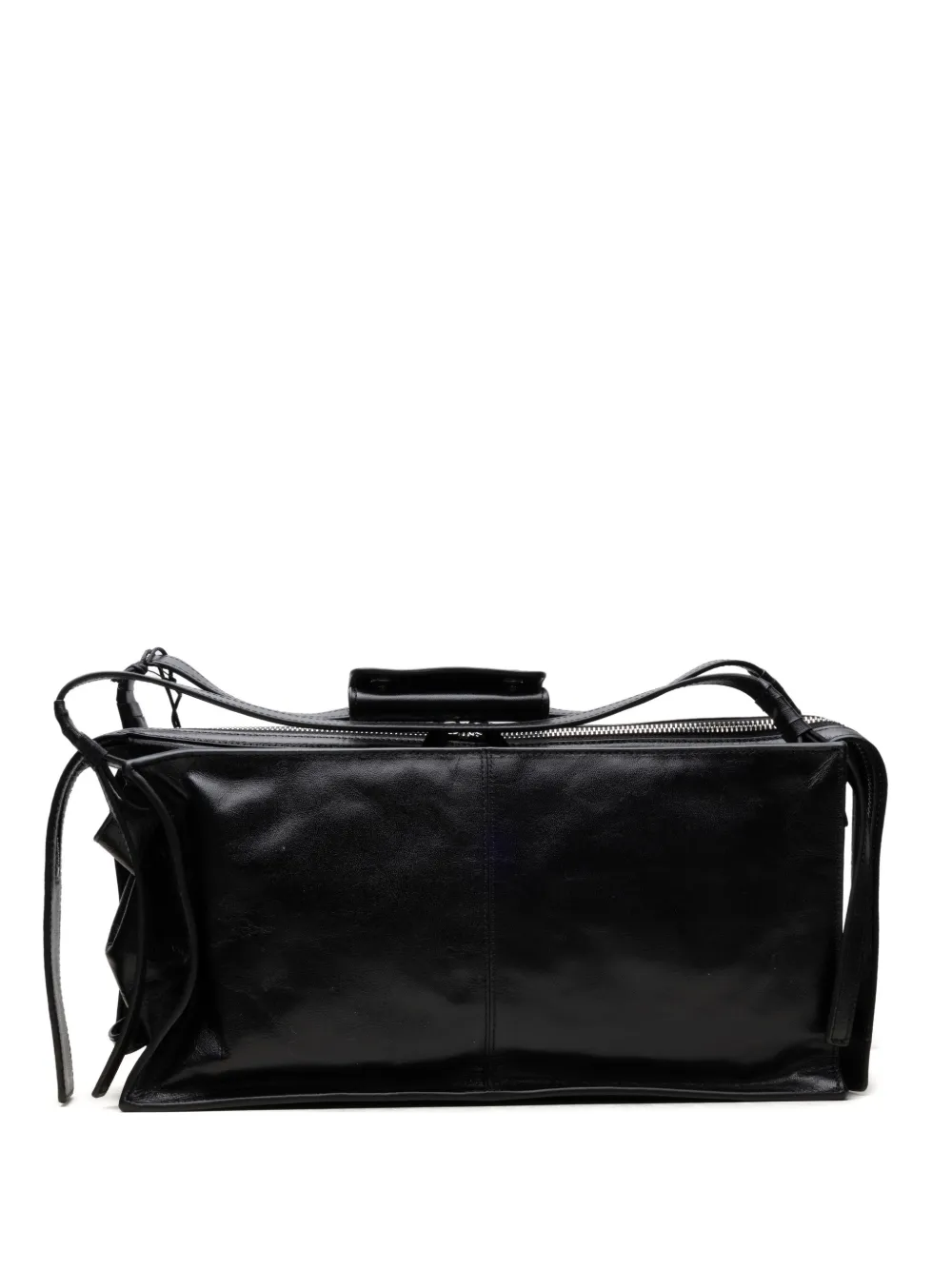 STAUD Harold leather shoulder bag - Black