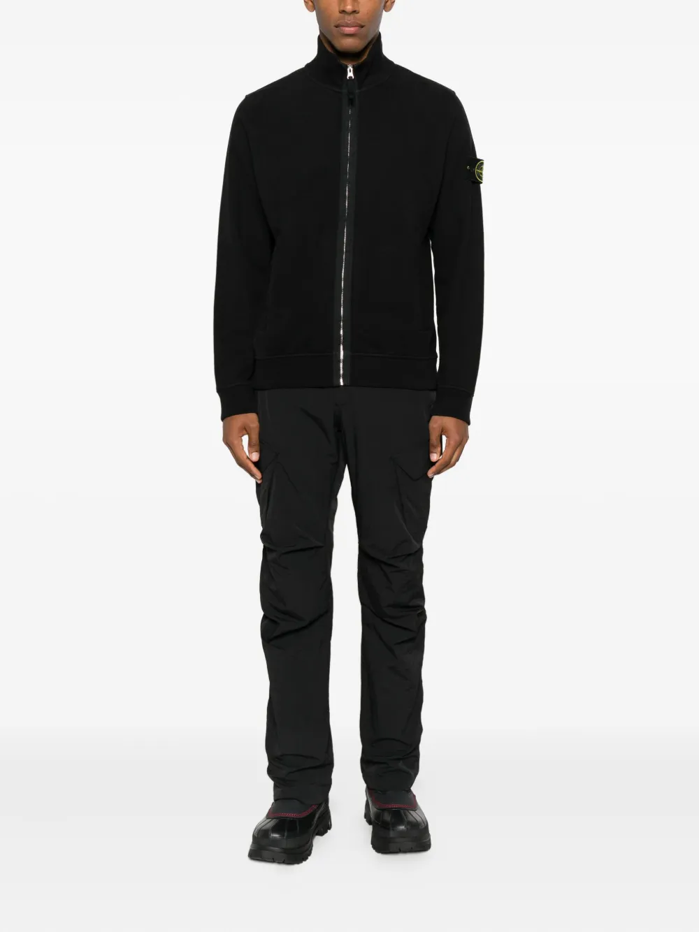 Stone Island zip pockets sweater - Blauw