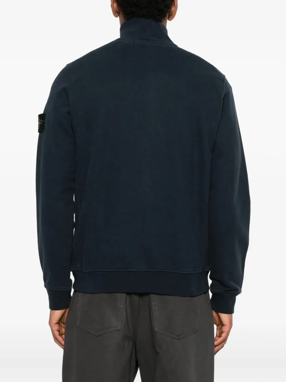 Stone Island Zip Pockets Sweater In Multi