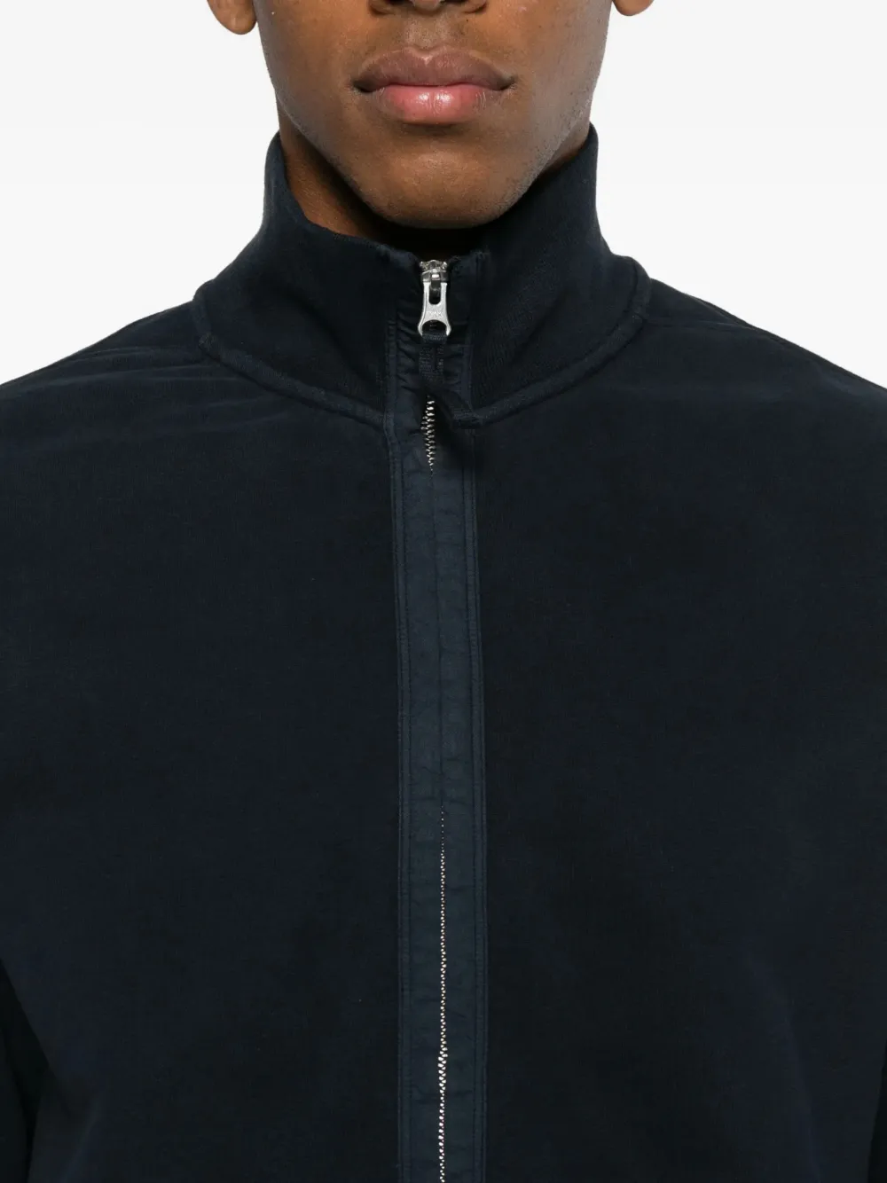 Stone Island Zip Pockets Sweater In Multi