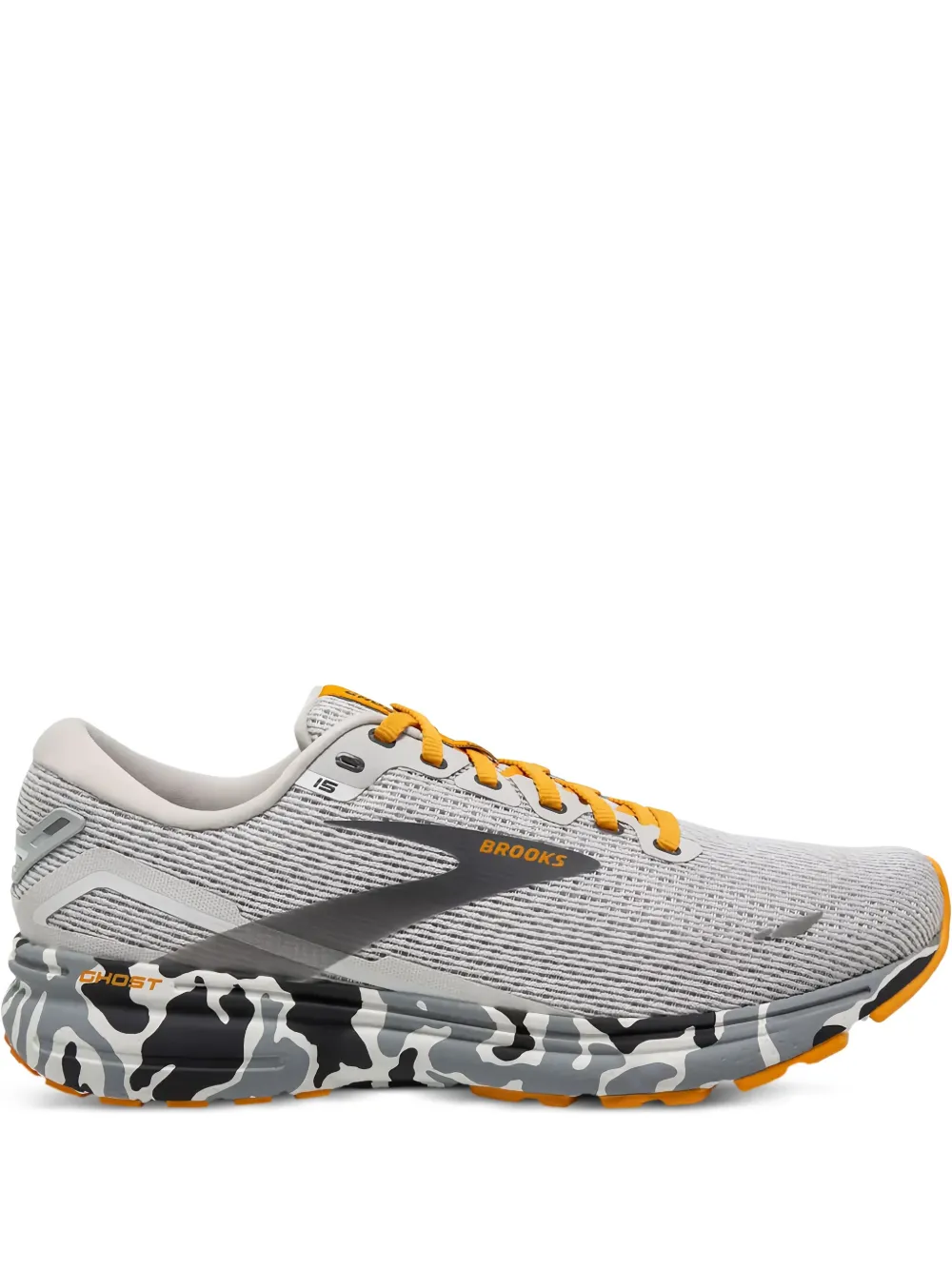 BROOKS Ghost 15 "Sunflower Camo" sneakers Grijs