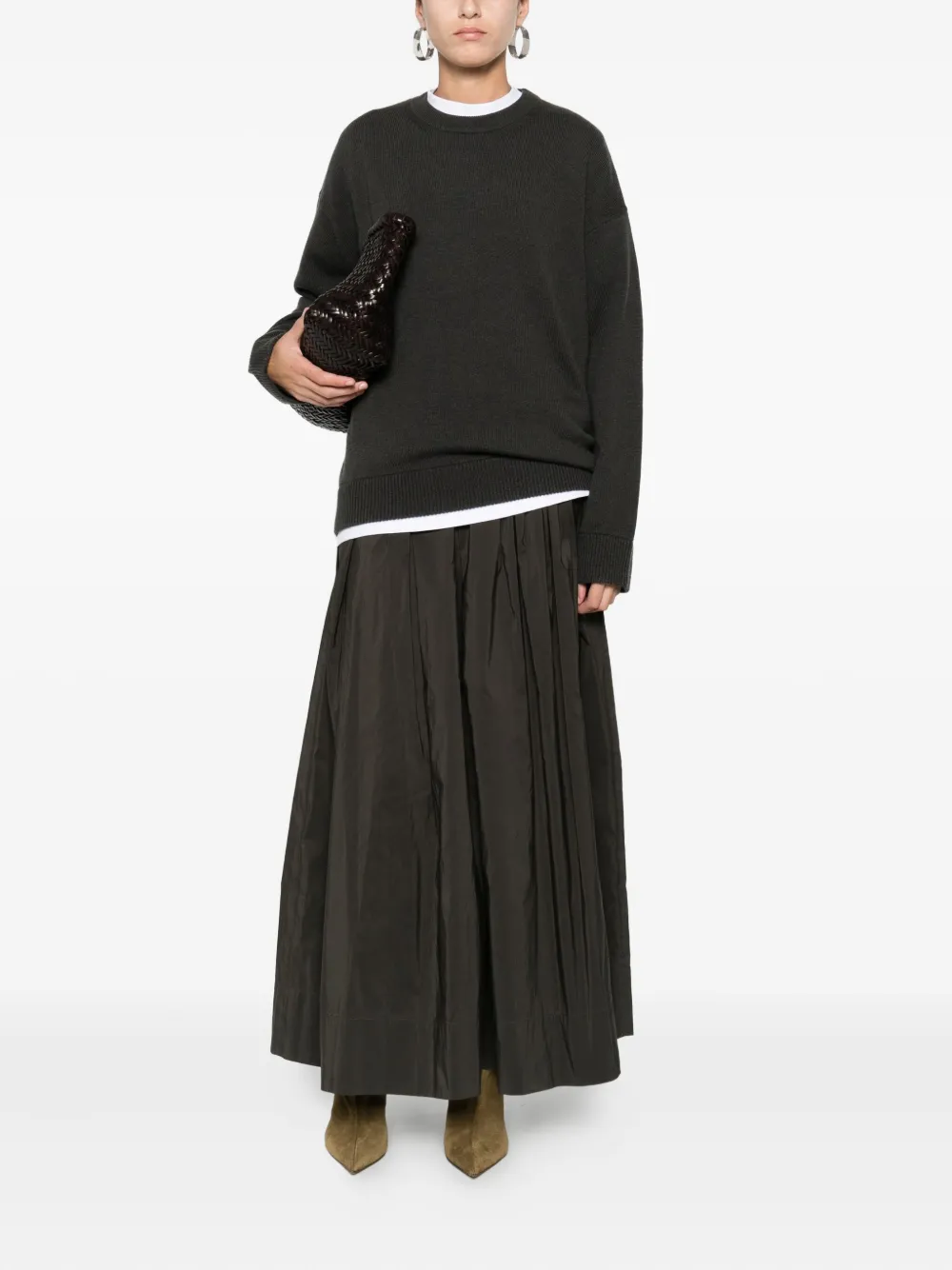 'S Max Mara pleated skirt - Bruin