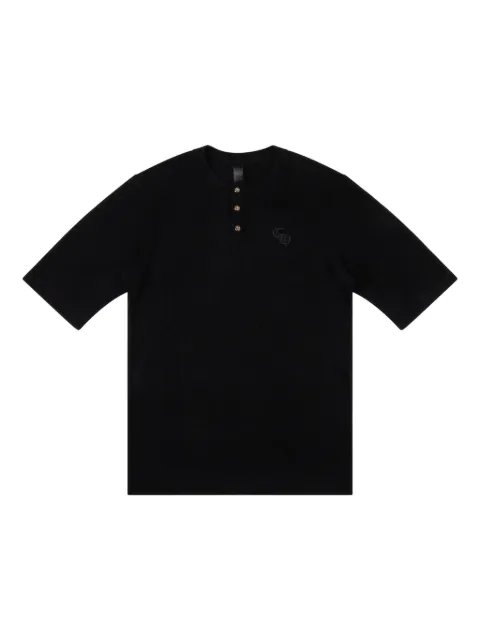 Chrome Hearts Henley short-sleeve T-shirt