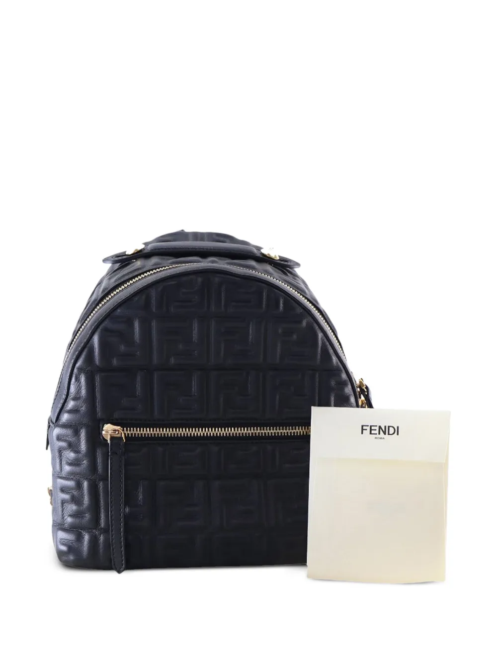 Fendi Pre-Owned 2010-2025 Mini Zucca Embossed Nappa By The Way Backpack tote bag | Pre-Owned | Image 2