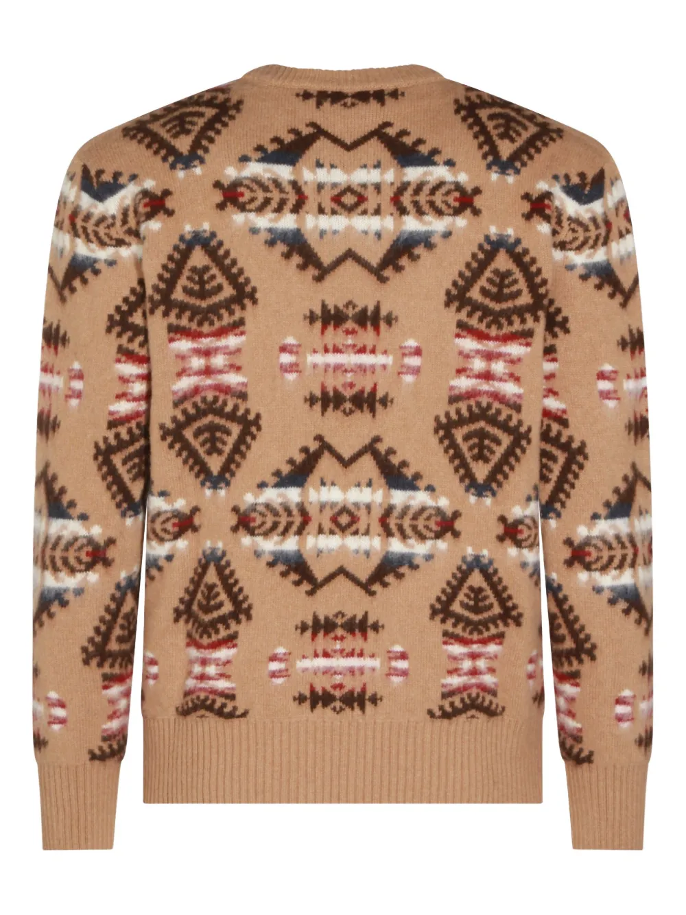 Altea geometric-pattern sweater - Beige