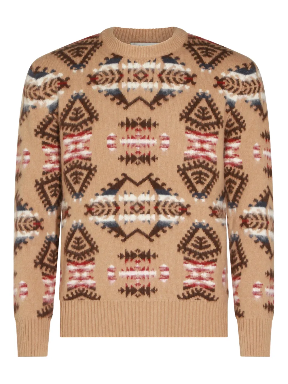Altea geometric-pattern sweater | Neutrals | Image 1