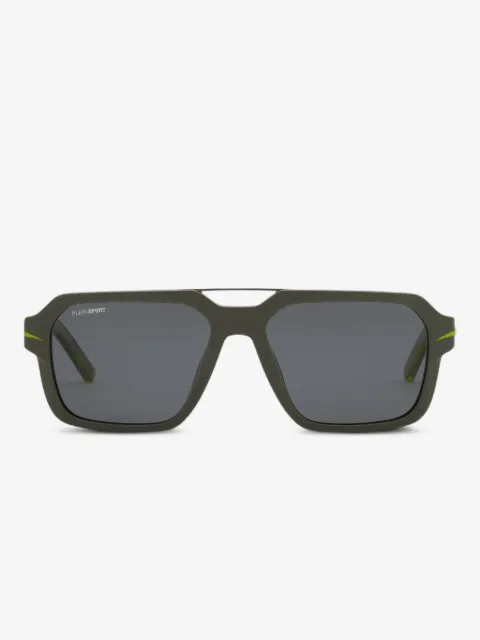 Plein Sport gafas de sol The Flame con montura geométrica