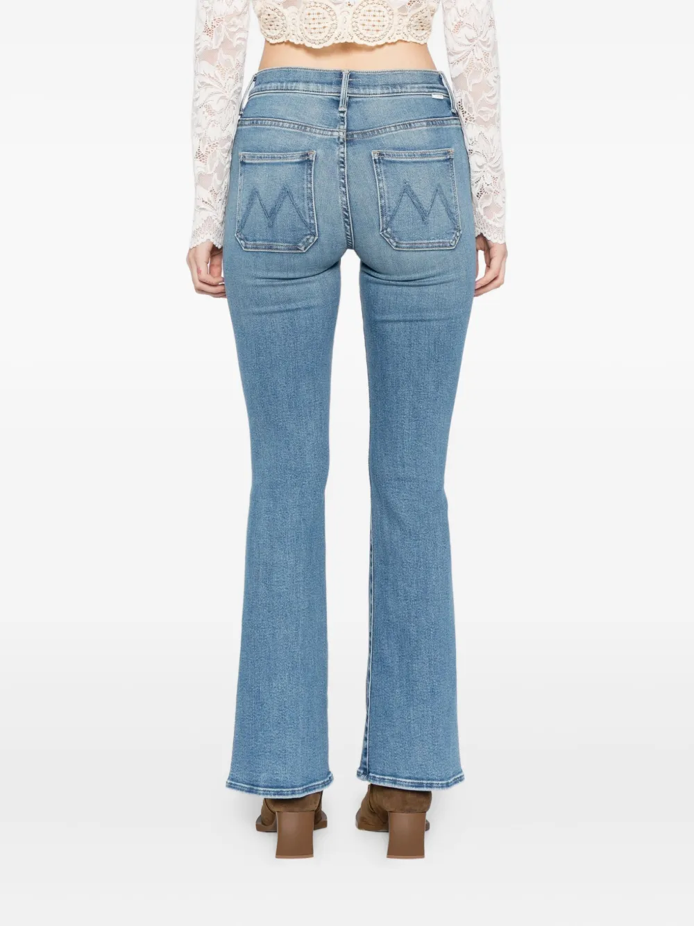 Mother The Weekender Jeans In Blue