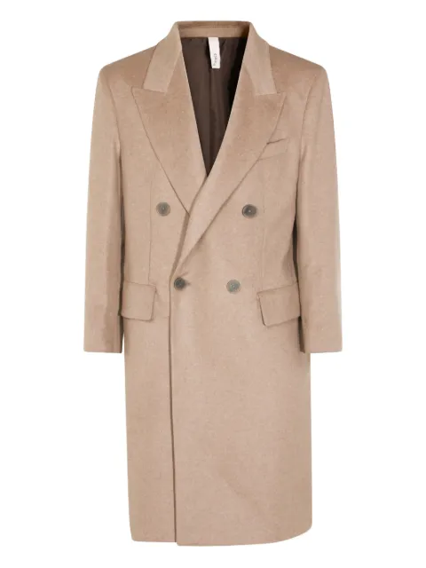 Hevo double-breasted wool coat