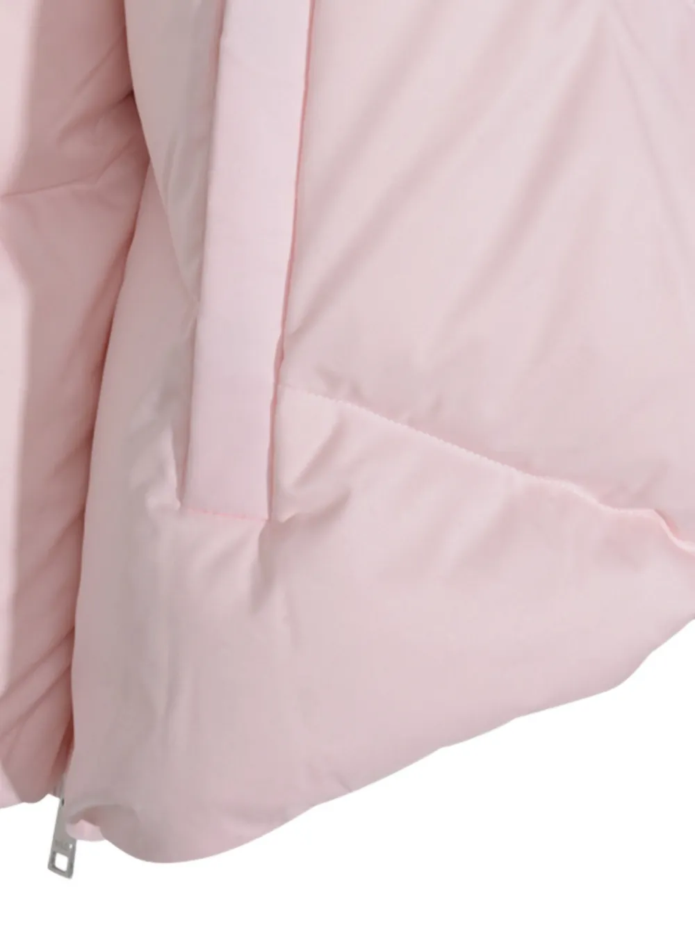 Add Chevron-quilted Puffer Jacket In Pink