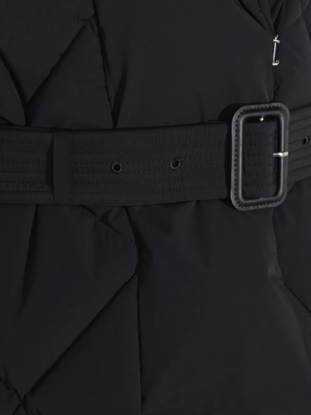 Mackage Belted Quilted Jacket In Black