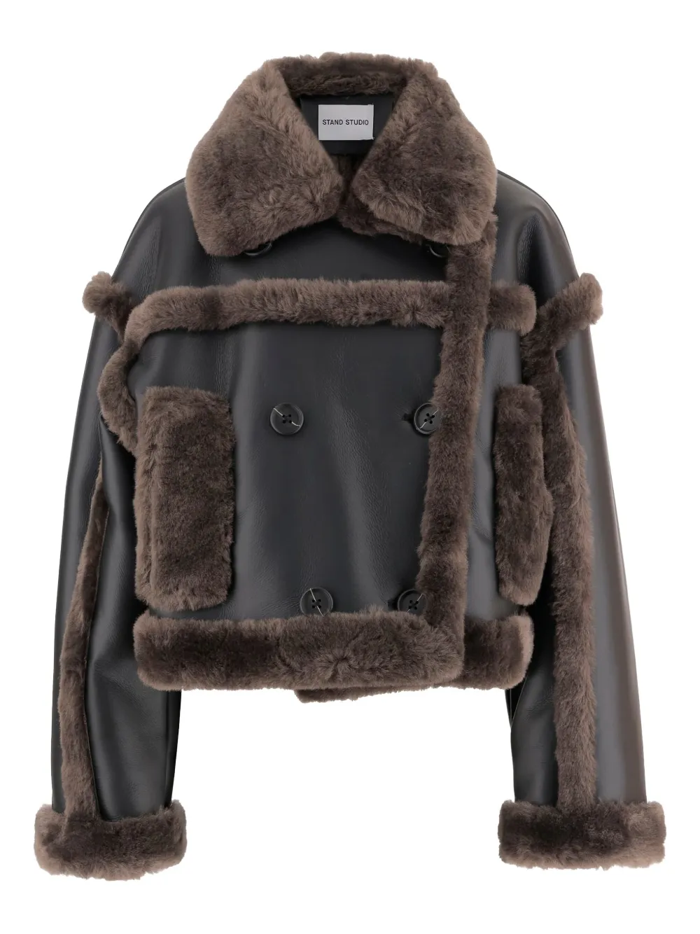 STAND STUDIO chaqueta con doble botonadura | negro | Image 1