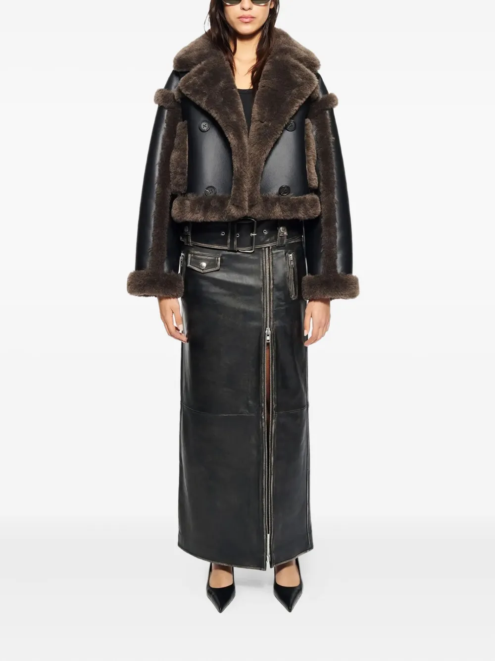 STAND STUDIO double-breasted jacket | Faux Fur & Shearling Jackets | Image 2