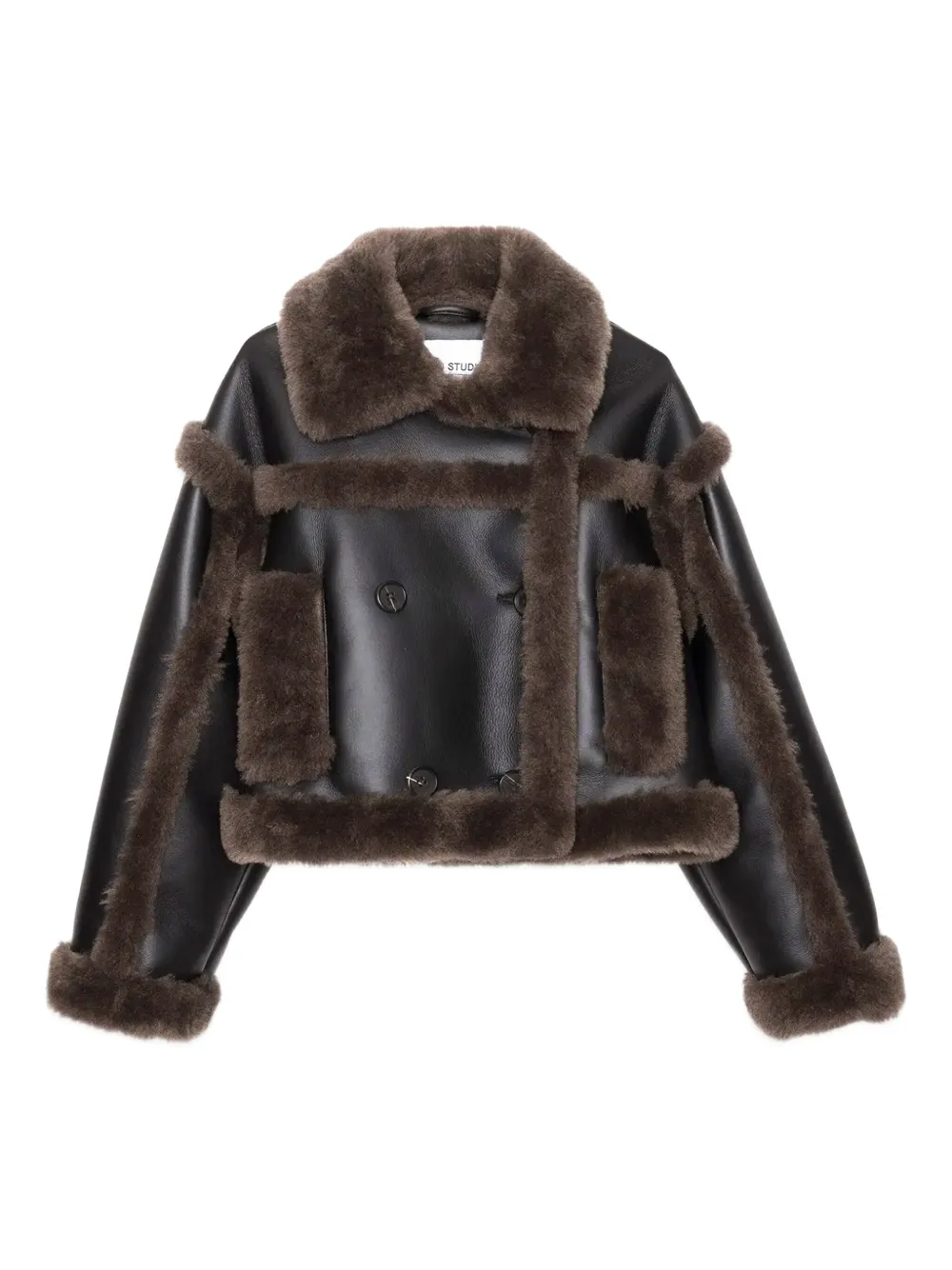 STAND STUDIO double-breasted jacket | Black | Image 1