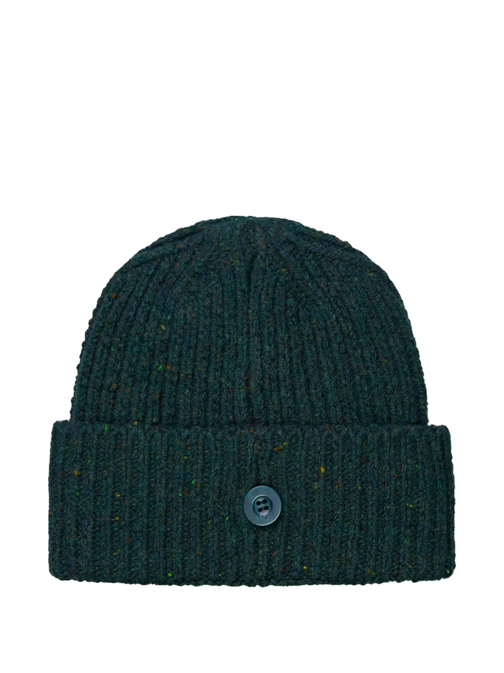 Carhartt WIP logo ribbed beanie - Groen