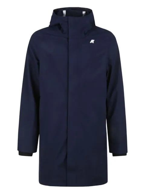 K-Way fixed hood logo coat