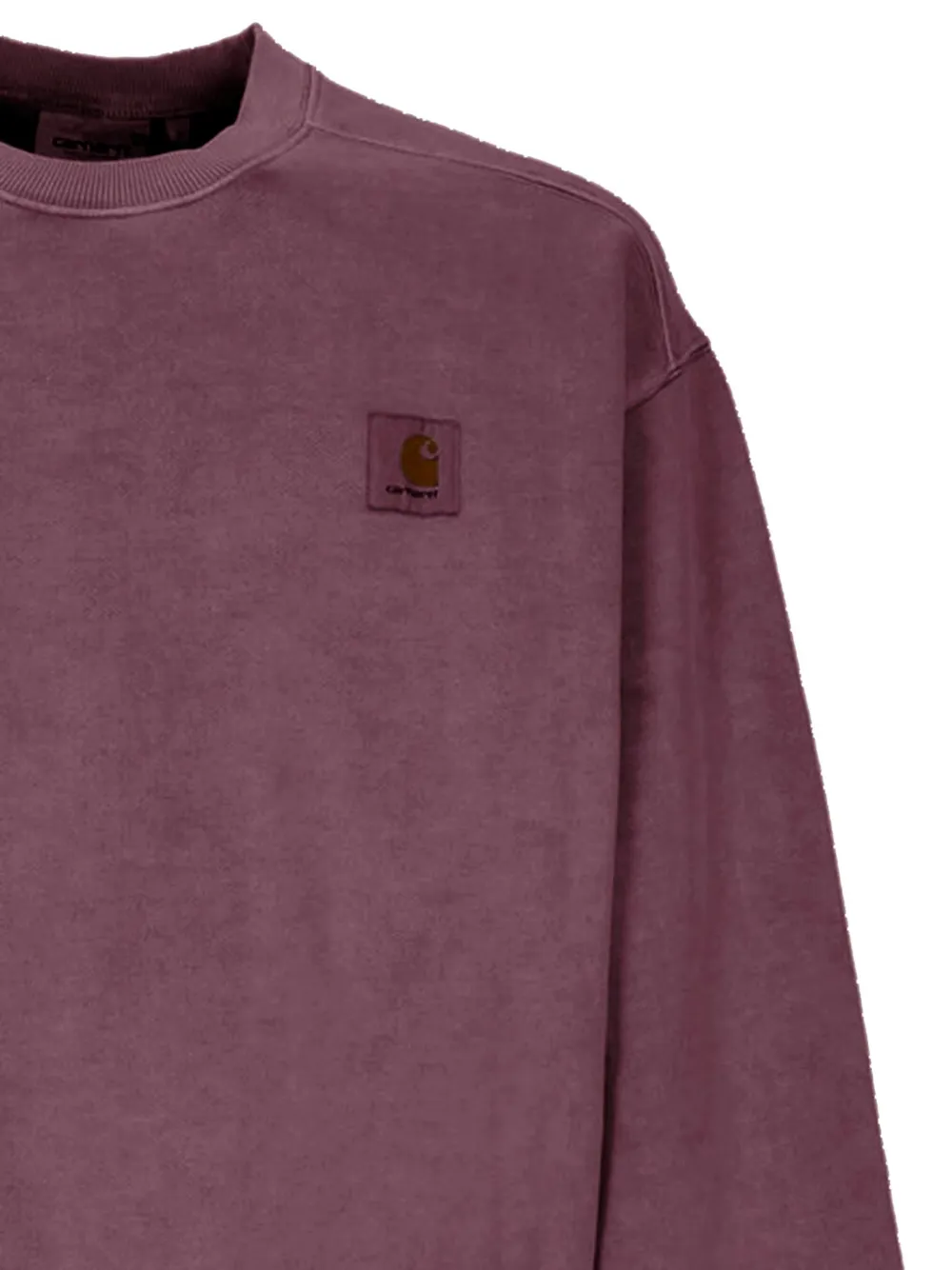 Carhartt WIP Sweater met logopatch Paars