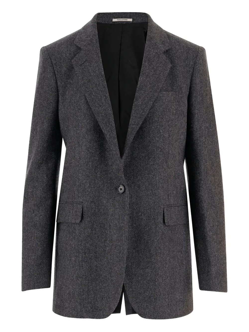 Tagliatore Wool And Cashmere Jacket In Gray