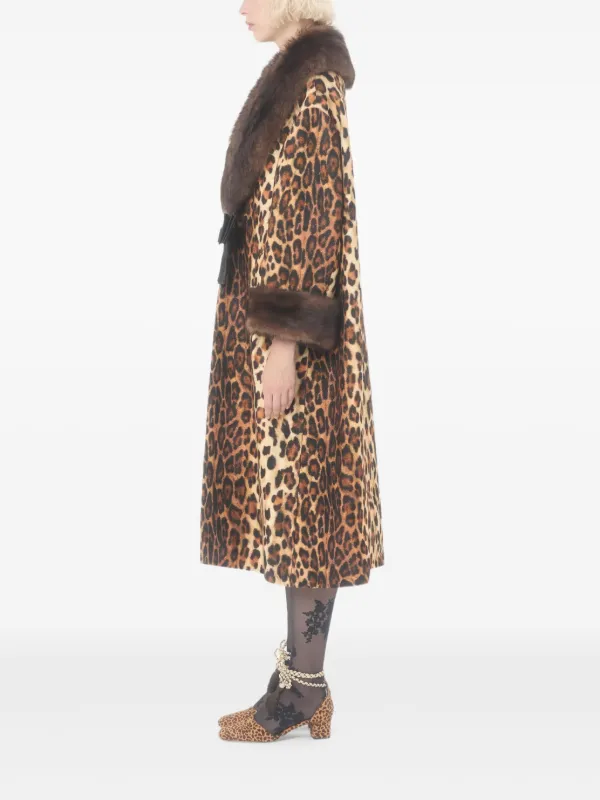 Valentino Garavani Fauve Eclat ウールコート | ブラウン | FARFETCH JP